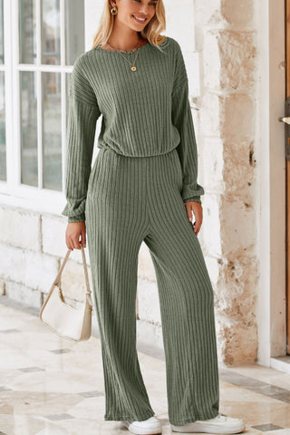 Round Neck Long Sleeve,yoga Jumpsuit